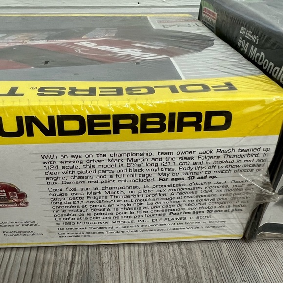 Bill Elliott McDonalds Thunderbat
#94 Mark Martin's #6 Folgers Ford
NASCAR NEW 2 - Picture 3 of 9